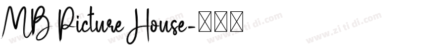 MB Picture House字体转换